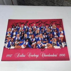 Rare 32 signatures Dallas Cowboys Cheerleaders 1997-98